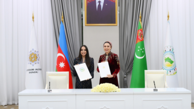 Gurbanguli Berdimuhamedov Hayır Vakfı ile Haydar Aliyev Vakfı Mutabakat Zaptı imzaladı fotoğrafı