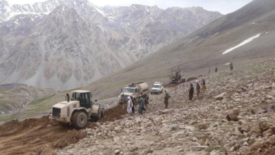 تصویر تکمیل و افتتاح سرک ۲۹۵ کیلومتری پنجشیر-بدخشان 