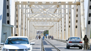 تصویر بازگشایی کامل گذرگاه ترمذ–حیرتان پس از چهار سال