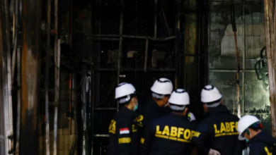 تصویر آتش‌سوزی مرگبار در جاکارتا؛ ۲۲ کشته در دفتر شرکت جاپانی 