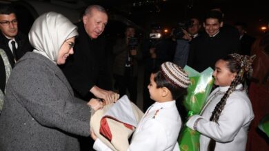 Cumhurbaşkanı Erdoğan Türkmenistan’da fotoğrafı