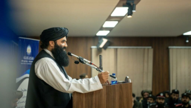 تصویر استقبال سراج‌الدین حقانی از اظهارات علمای پاکستان و وزیر خارجه این کشور 