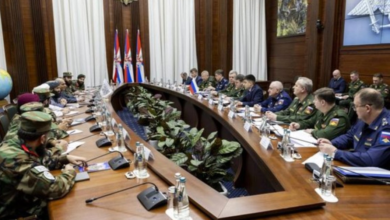 تصویر دیدار معاون وزیر دفاع روسیه با مقام وزارت دفاع امارت اسلامی افغانستان در مسکو