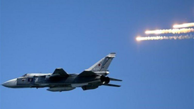 تصویر حمله هوایی مشترک انگلیس و فرانسه به تأسیسات زیرزمینی داعش در تدمر سوریه 