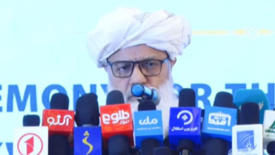 تصویر افتتاح کار پروژه ۳۴ میگاوات برق خورشیدی در پارک صنایع سبز کابل؛ تأکید بر استقلال نظام امارت اسلامی