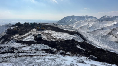 تصویر پیشرفت کار پروژه تاپی؛ ۹۱ کیلومتر از مسیر آن در هرات برای لوله‌گذاری آماده شده است