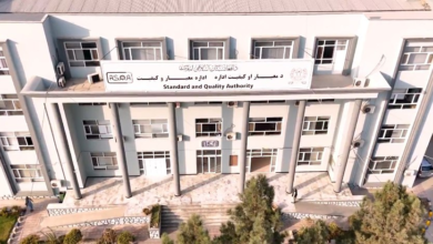 تصویر هیأت اداره معیار و کیفیت به رهبری ملا فیض‌الله تمیم عازم ترکمنستان شد