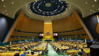 تصویر محرومیت افغانستان از حق رأی در مجمع عمومی سازمان ملل به دلیل قرض حق عضویت