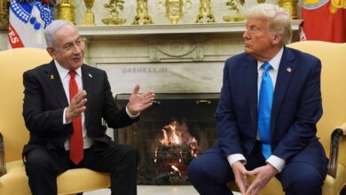 تصویر ترامپ پس از دیدار با نتانیاهو: مذاکرات با ایران ادامه می‌یابد؛ امیدوارم این بار منطقی‌تر عمل کنند