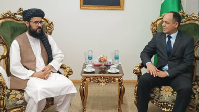 تصویر دیدار سرقونسل امارت اسلامی افغانستان در مشهد با رییس اتاق مشترک تجارت ایران و افغانستان