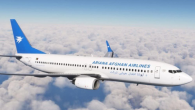 تصویر افزایش پروازهای آریانا افغان میان کابل و دهلی‌نو