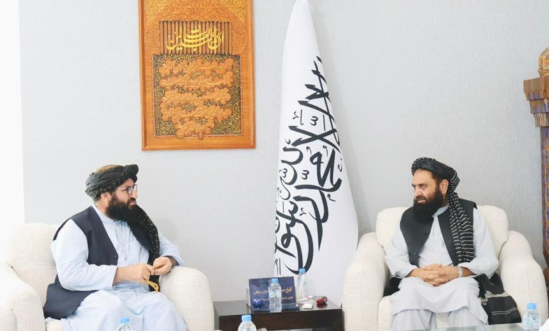 تصویر دیدار رییس عمومی المپیک با سفیر امارت اسلامی در ابوظبی