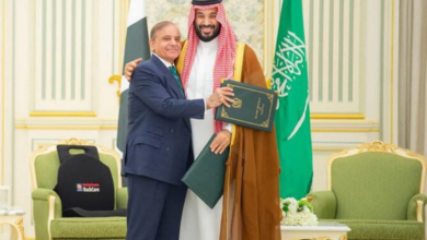 تصویر شهباز شریف از خویشتن داری عربستان سعودی در برابر حملات ایران قدردانی کرد 