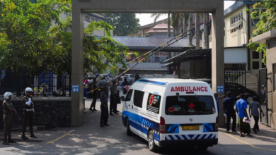 Photo of Iranian sailors recovering in Sri Lankan hospital after US submarine attack