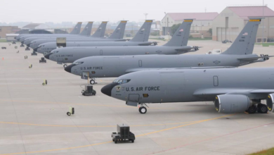 تصویر حمله موشکی ایران به پایگاه هوایی پرنس سلطان عربستان؛ آسیب به ۵ طیاره سوخترسان آمریکایی