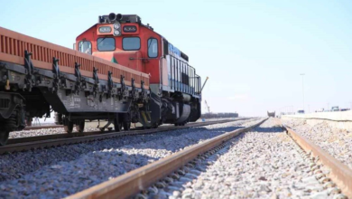 تصویر وزارت فواید عامه: انتقالات از چهار بندر خط آهن کشور به‌طور عادی جریان دارد؛ بیش از ۱۲۷ هزار تن کالا جابه‌جا شد