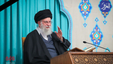 تصویر امام خامنه‌ای، رهبر معظم انقلاب اسلامی به شهادت رسید
