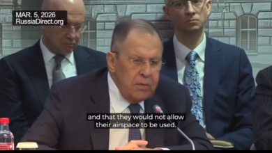 تصویر لاوروف خطاب به حکام عرب: آیا بمباران ۱۷۰ دختر مکتبی را محکوم کردید؟