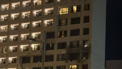 تصویر حمله رژیم صهیونیستی به هوتل رامادا در منطقه «حی الروشه» بیروت؛ ۴ شهید