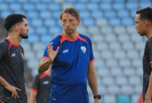 تصویر ملی پوشان افغانستان امروز در برابر میانمار به میدان می‌رود