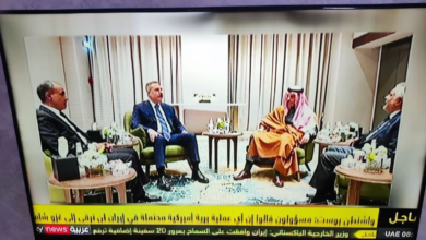 تصویر اسکای نیوز از برگزاری نشست چهارجانبه در پاکستان خبر داد