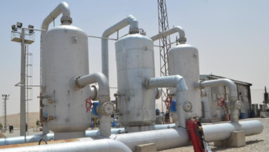 تصویر تولید گاز در یتیم‌تاق جوزجان به ۱۲۵ هزار متر مکعب در روز افزایش می‌یابد