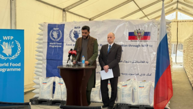 تصویر نخستین محموله کمک‌های بشردوستانه روسیه به افغانستان رسید