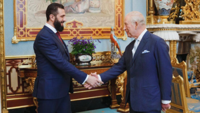 تصویر دیدار مهم در کاخ باکینگهام؛ حمایت چارلز سوم از بازسازی سوریه