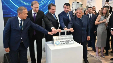 تصویر قدرت‌نمایی فرهنگی روسیه در تاشکند؛ INNOPROM با حضور ۳۵ کشور افتتاح شد