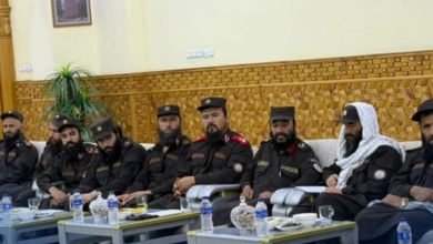 تصویر تأکید والی بلخ بر تامین امنیت و پیش گیری از جرم‌ها