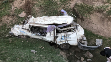 تصویر دو کشته و ۱۱ زخمی در حادثه ترافیکی در بدخشان