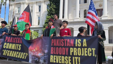 Photo of Afghan community in California condemns Pakistani strikes amid growing global protests