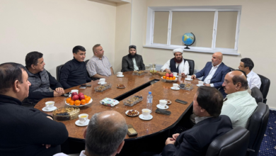 تصویر دیدار سفیر افغانستان در روسیه با تاجران افغان در سواستوپول