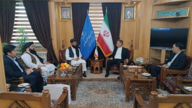 تصویر دیدار جنرال قونسل افغانستان در مشهد با نماینده جدید وزارت خارجه ایران