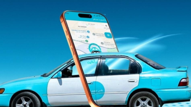 تصویر آغاز فعالیت نخستین تاکسی آنلاین در کابل