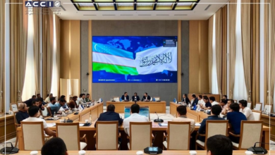 تصویر رییس اتاق تجارت و سرمایهگذاری افغانستان با تاجران و سرمایهگذاران ازبکستان دیدار کرد