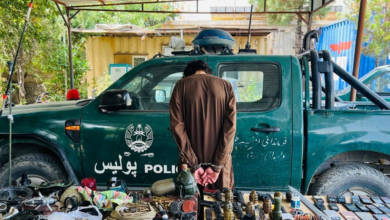 تصویر بازداشت یک سارق مشهور و فروشنده مواد مخدر در خوست