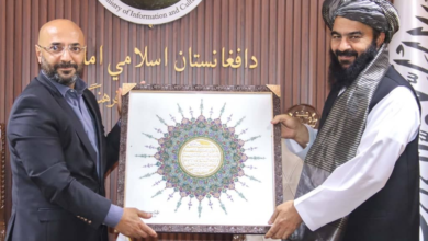 تصویر معین وزارت اطلاعات و فرهنگ امارت اسلامی  با شارزدافیر سفارت ترکیه در باره همکاری‌های فرهنگی گفت‌وگو کرد