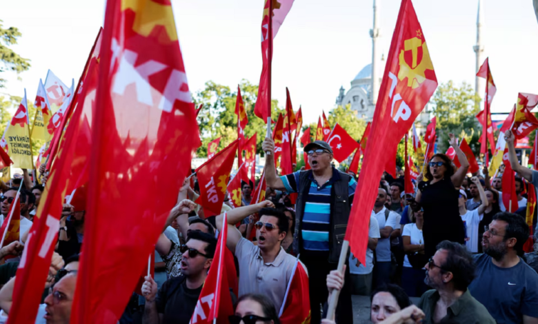 Photo of More than 100 detained as leftist groups hold anti-NATO protests in Turkey