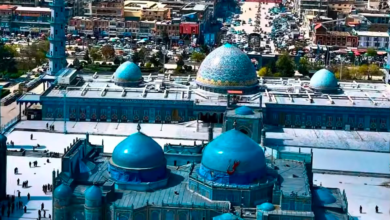 تصویر آغاز روند ترمیم اساسی روضه شریف بلخ با تمویل مالی شرکت برکتزی