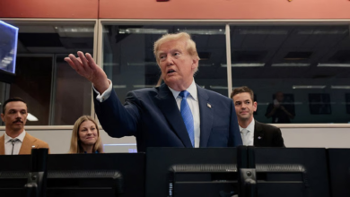 Photo of Trump says Iran’s Kharg is being ‘blown to smithereens’, but gives no details