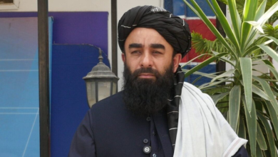 تصویر ذبیحالله مجاهد: تحرکات مرزی افغانستان و تاجیکستان تحت کنترل قرار دارد