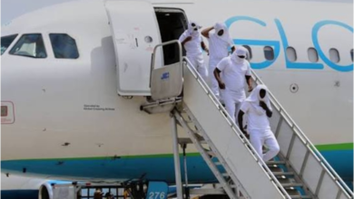 Photo of Cuban and Afghan immigrants deported from US arrive in Guyana
