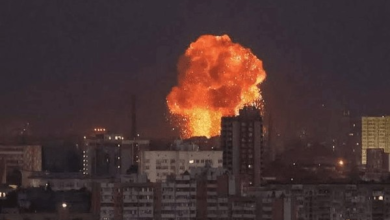 تصویر حملات موشکی گسترده روسیه به کی‌یف و زاپروژیا