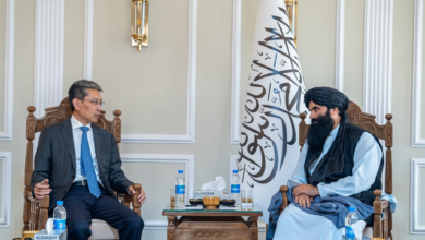 تصویر وزیر امور داخله با سفیر چین در آستانه پایان مأموریتش دیدار کرد