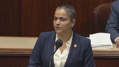 Photo of Aisha Wahab sworn in as first Afghan American in U.S. Congress
