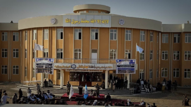 تصویر ساختمان جدید قوماندانی امنیه هلمند افتتاح و به بهرهبرداری سپرده شد