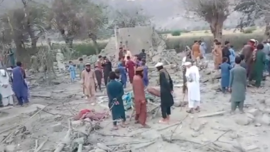 Photo of Pakistani airstrike hits earthquake victims’ camp in Kunar, officials say