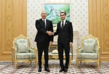 Türkmenistan ile Azerbaycan Cumhurbaşkanları görüştü fotoğrafı